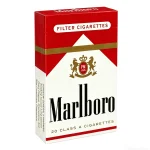 Marlboro Red (Full Flavor) carton - angled packaging view